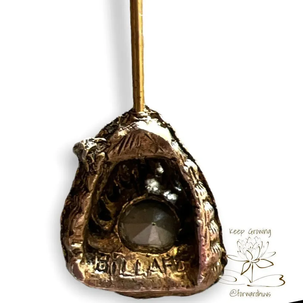 Aurora Borealis Vintage Billard Signed Stick Pin